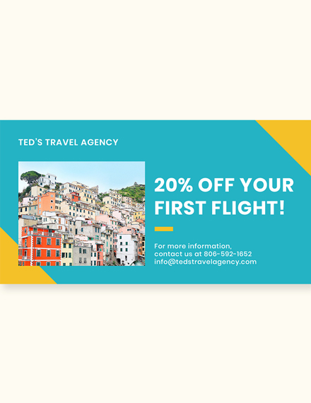 Free Holiday Travel Facebook Post Template to Edit Online