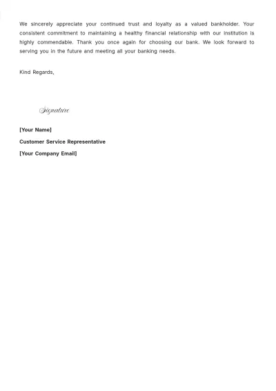 Free Balance Confirmation Letter Template to Edit Online