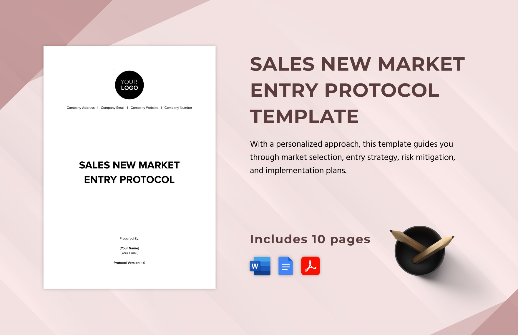 Sales New Market Entry Protocol Template