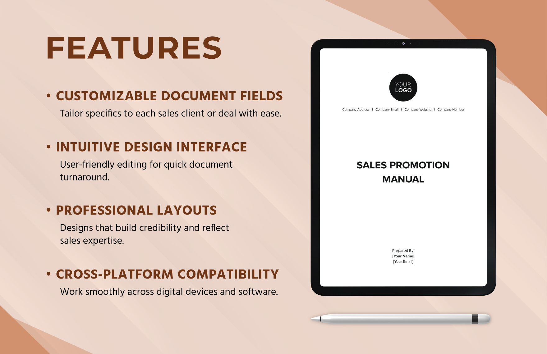 Sales Promotion Manual Template