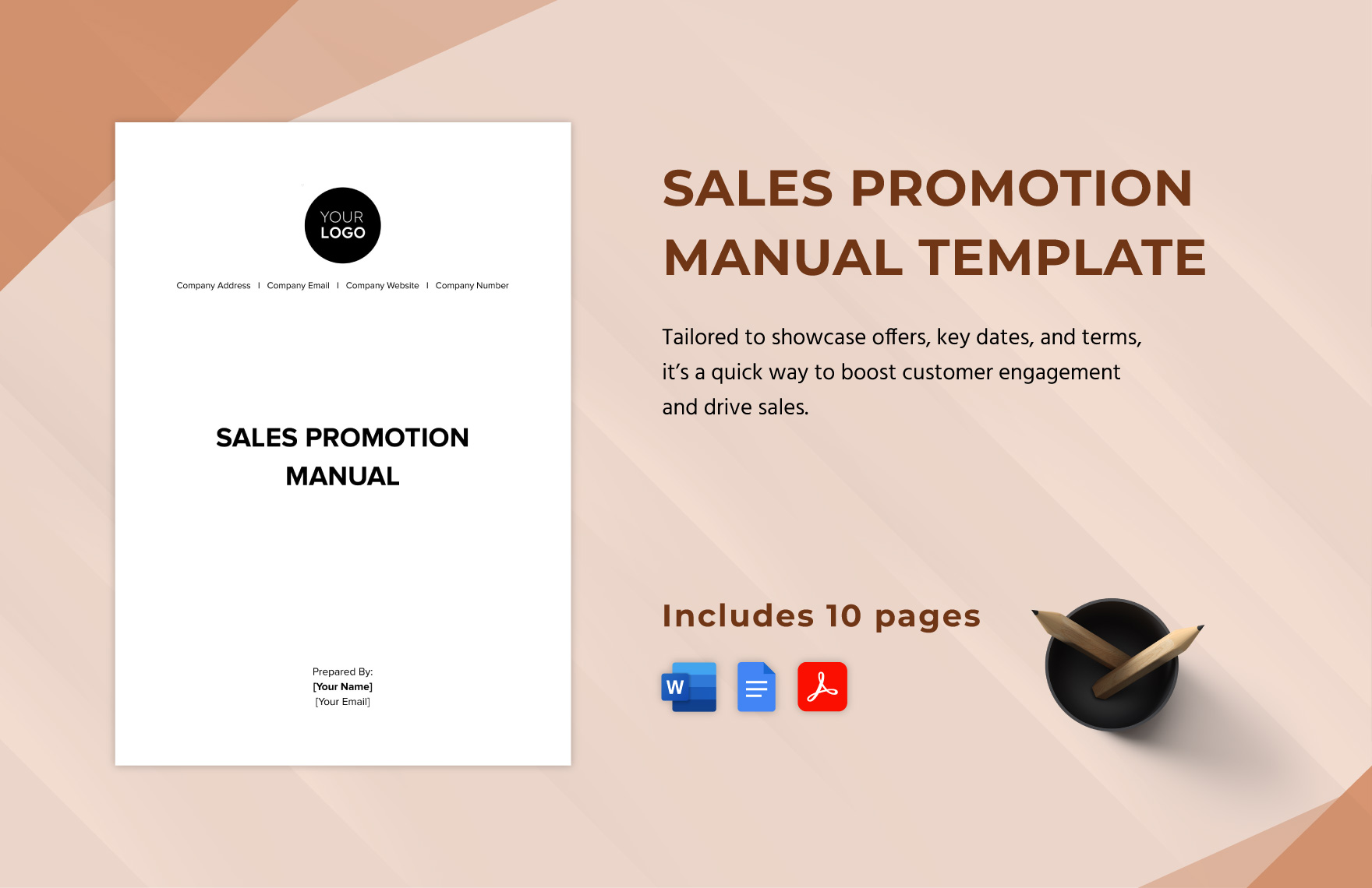 Sales Promotion Manual Template in Word, Google Docs, PDF