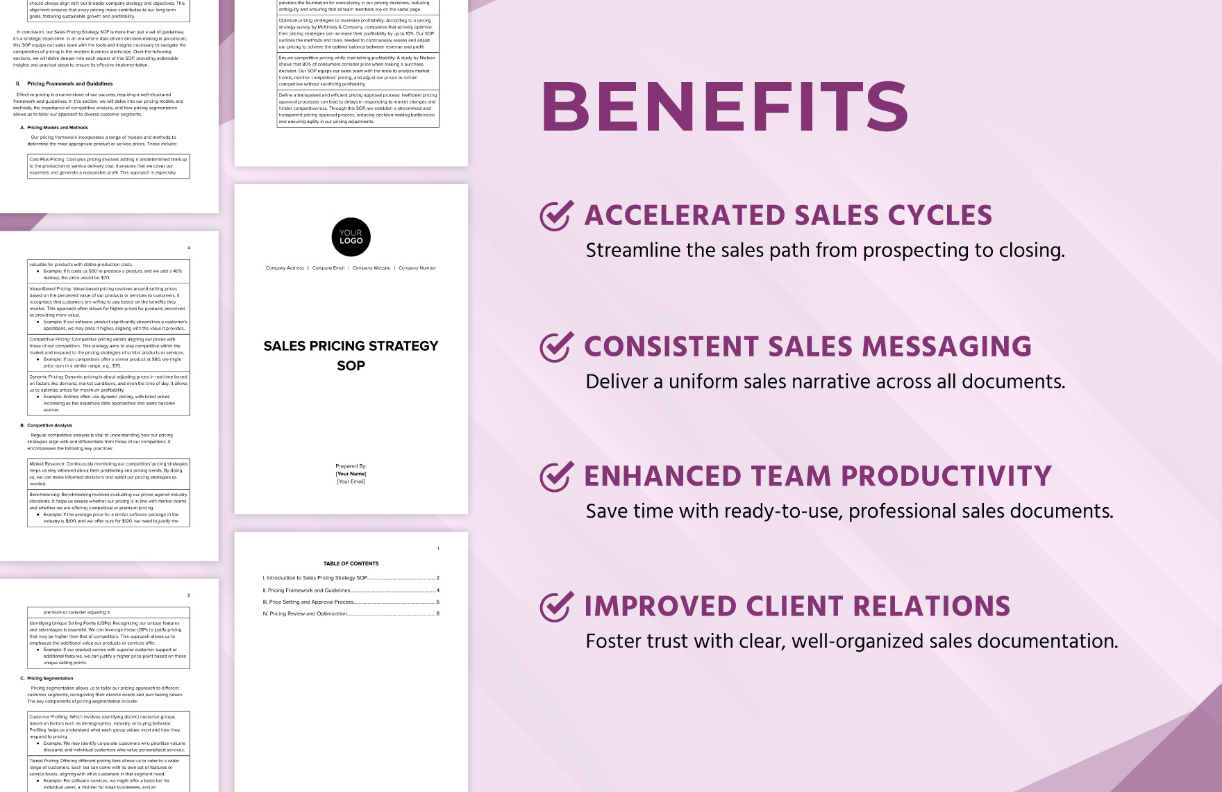 Sales Pricing Strategy SOP Template