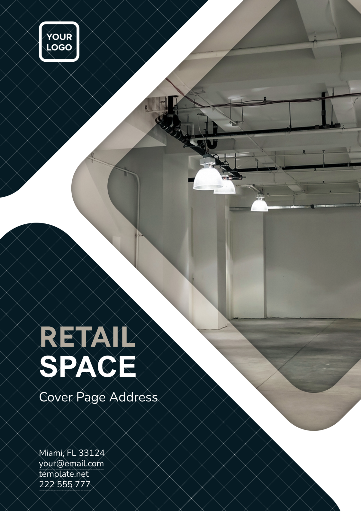 Free Retail Space Cover Page Address Template