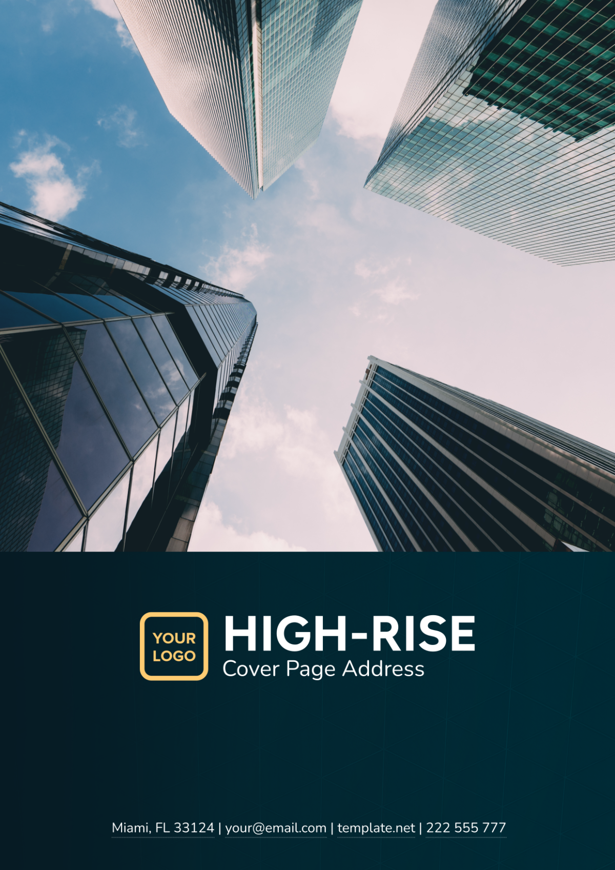 Free High-Rise Cover Page Address Template