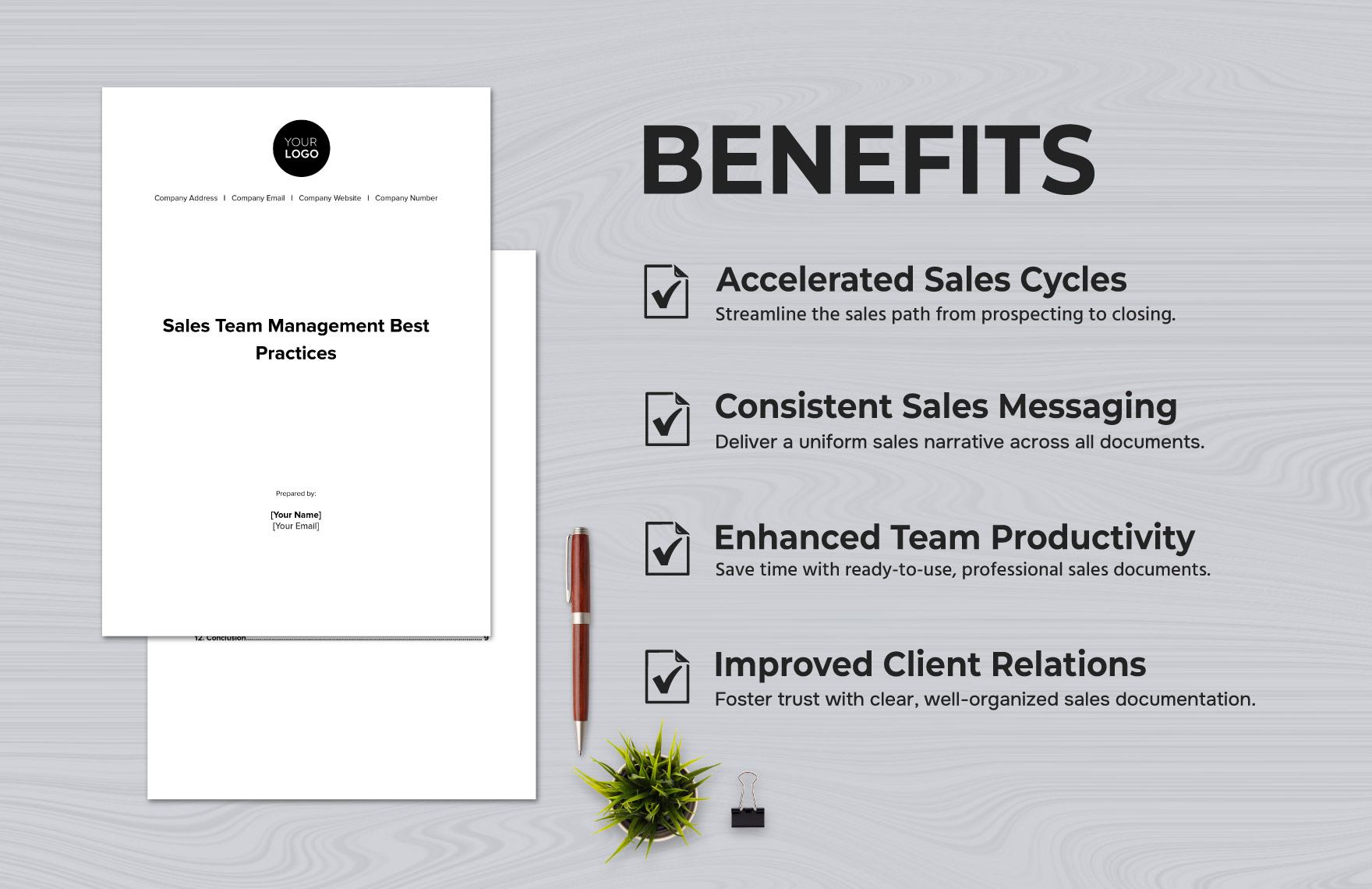Sales Team Management Best Practices Template