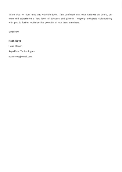 Free Cheer Coach Welcome Letter Template to Edit Online