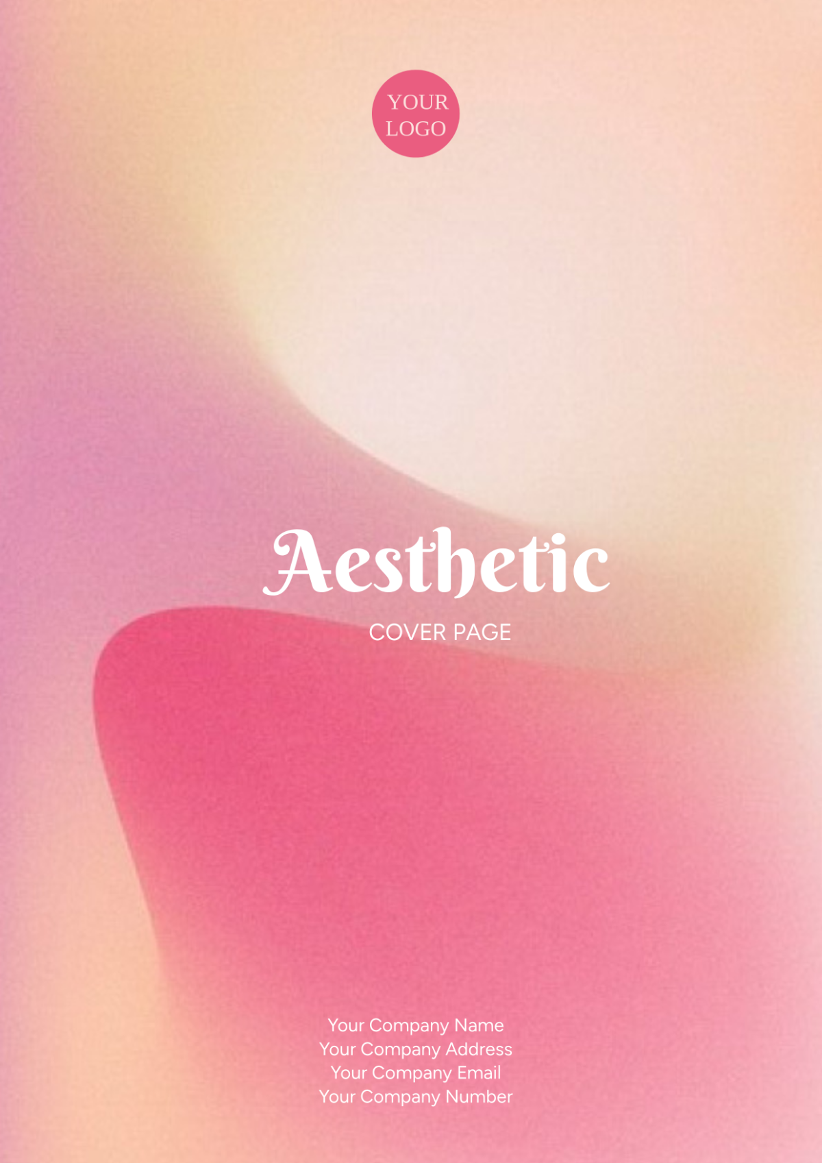 Aesthetic Cover Page Image