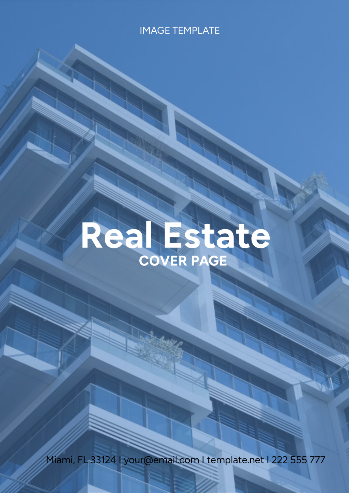 Real Estate Cover Page Image Template Edit Online Download Example