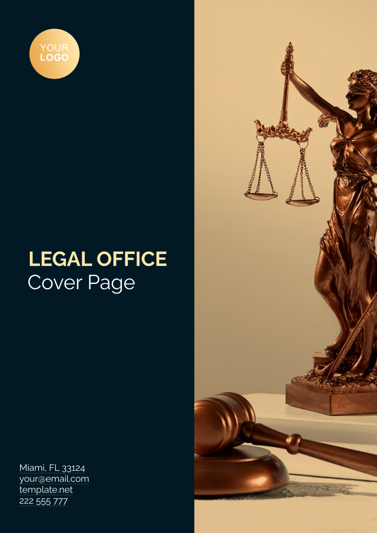 Free Legal Office Cover Page Address Template