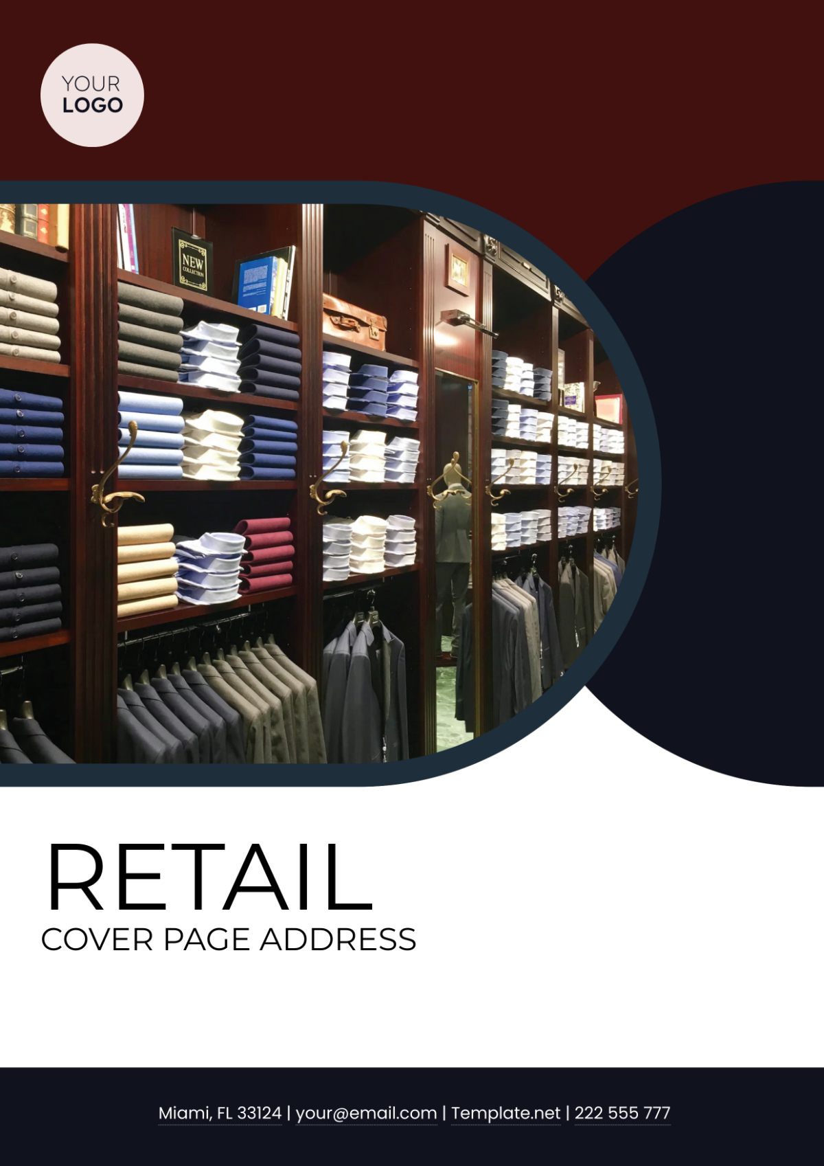 Retail Cover Page Address Template