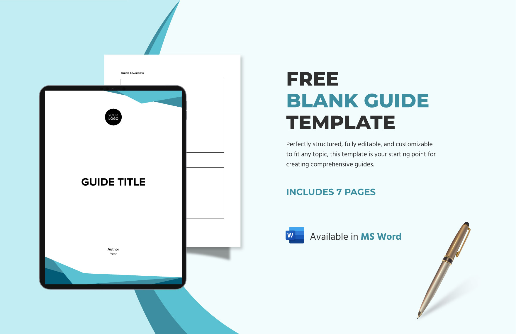 Free Blank Guide Template - Download in Word | Template.net