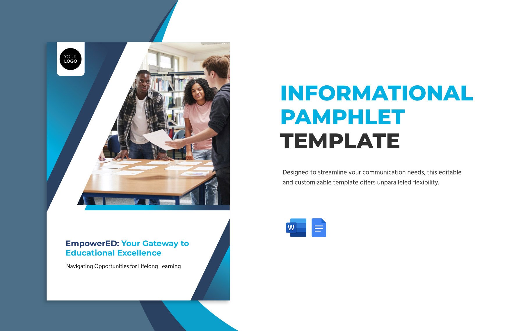 Informational Pamphlet Template in Word, Google Docs