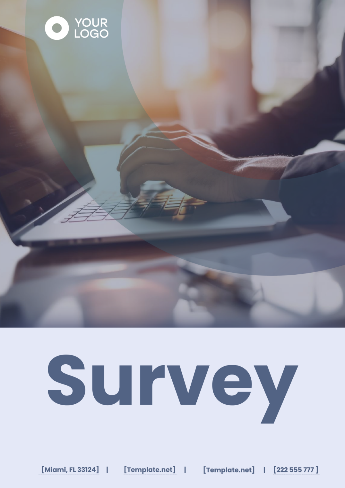 Survey Title Cover Page Template