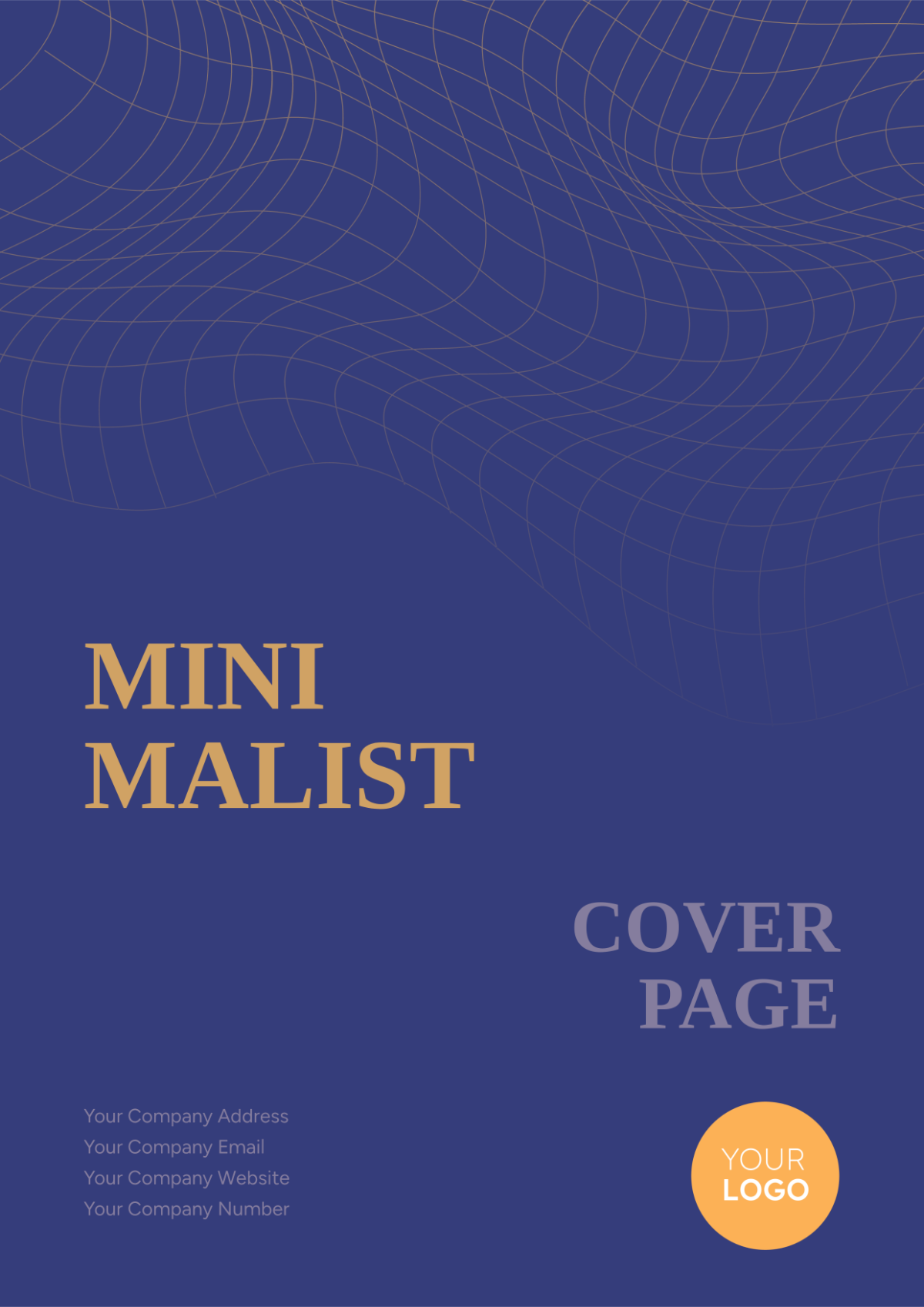 Minimalist Title Cover Page