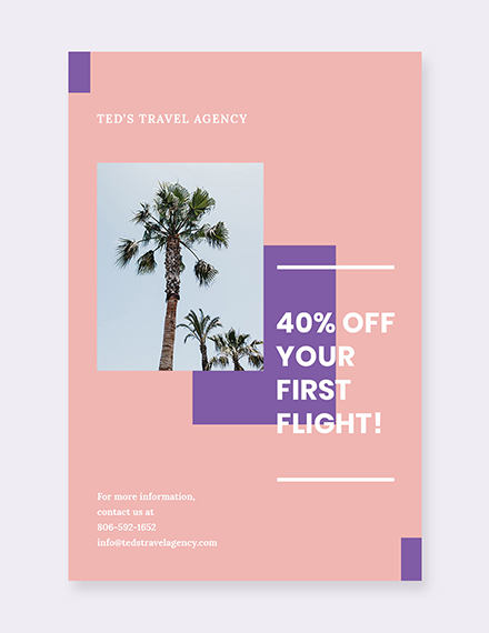 Free Travel Business Pinterest Pin Template to Edit Online