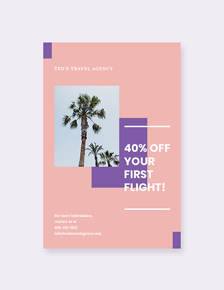 Free Travel Business Tumblr Post Template to Edit Online