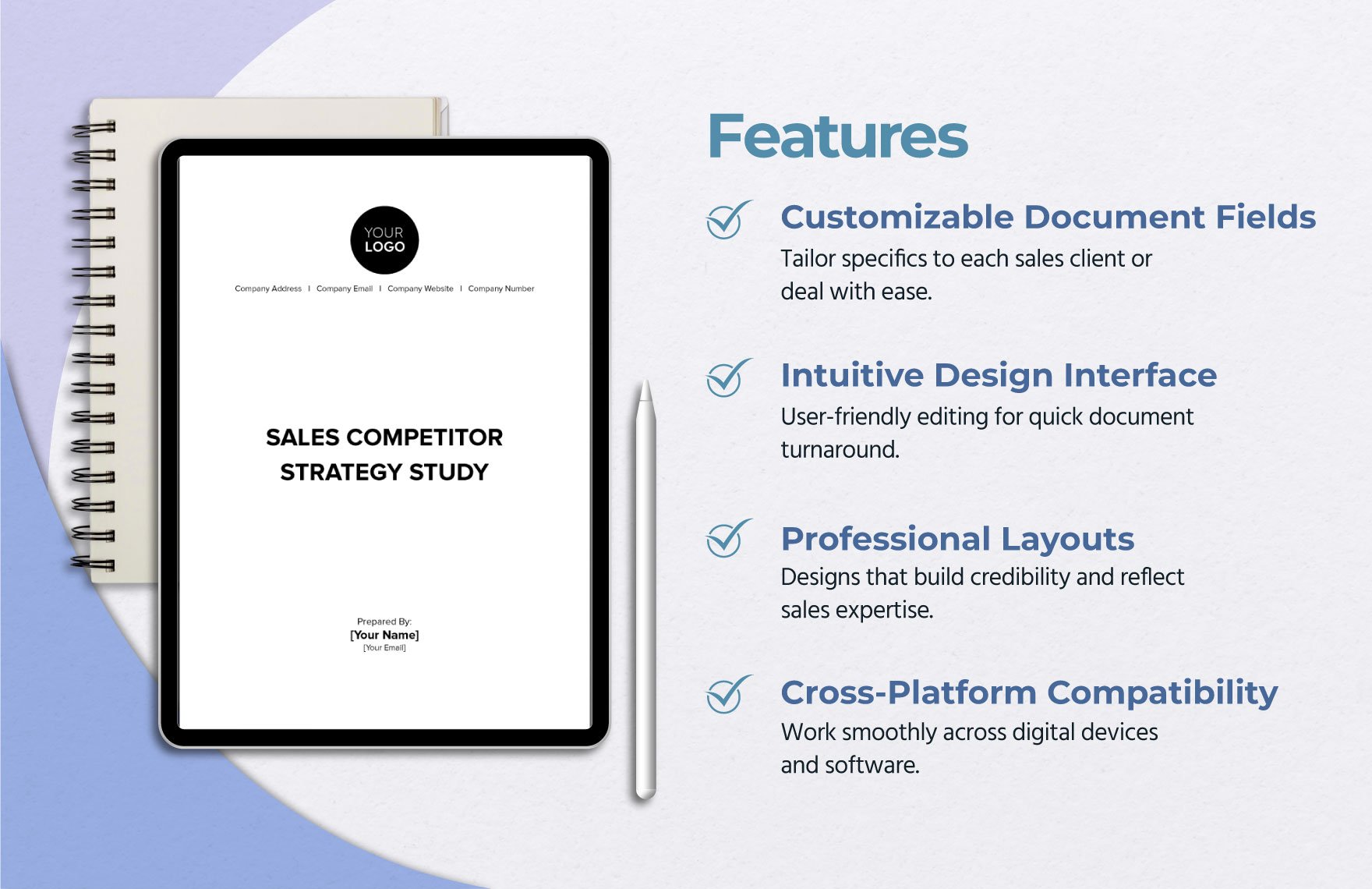 Sales Competitor Strategy Study Template