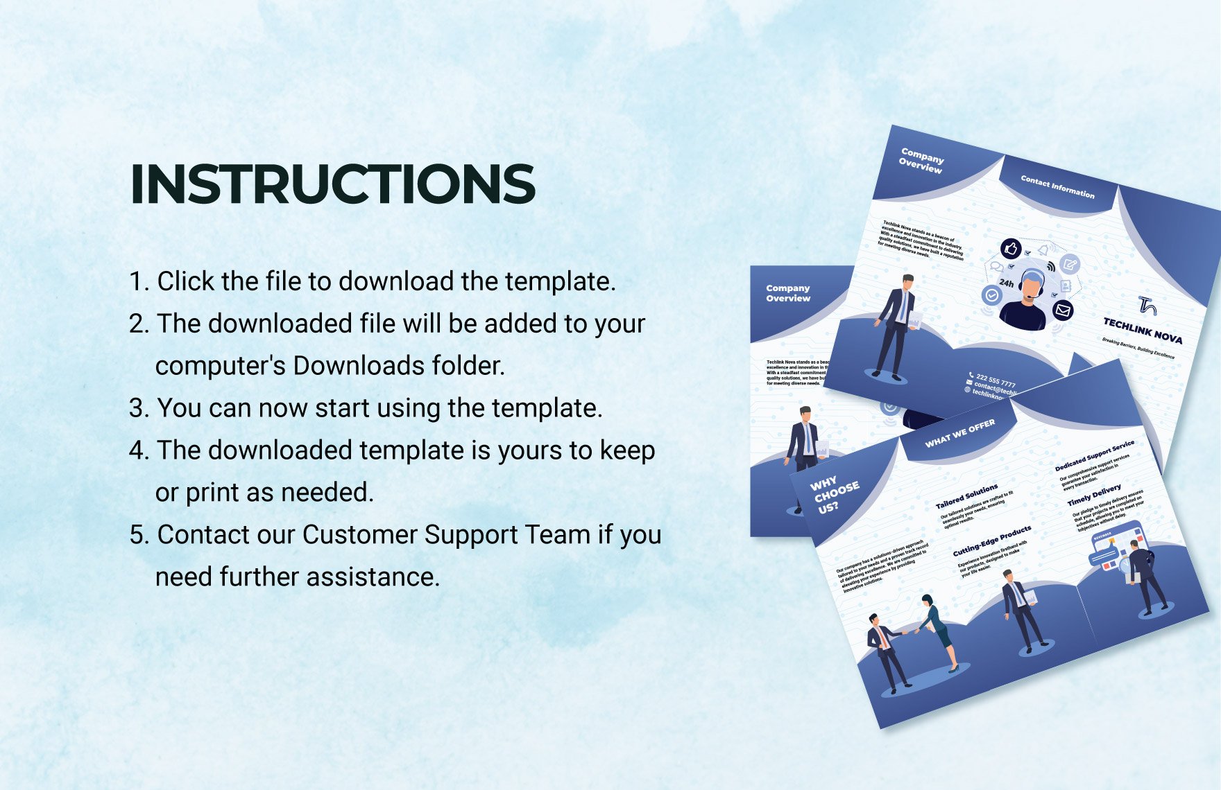 Readymade Pamphlet Template