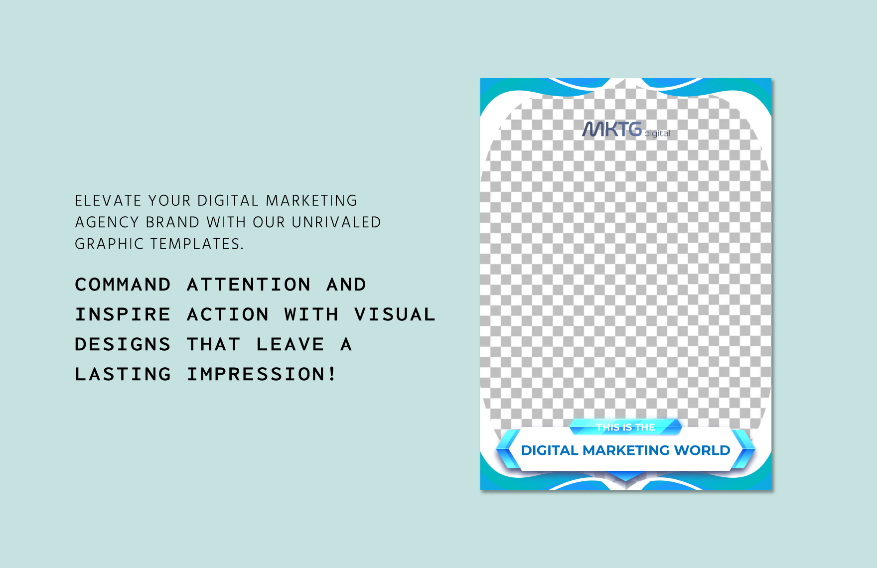 Digital Marketing Agency Product Image Frame Template