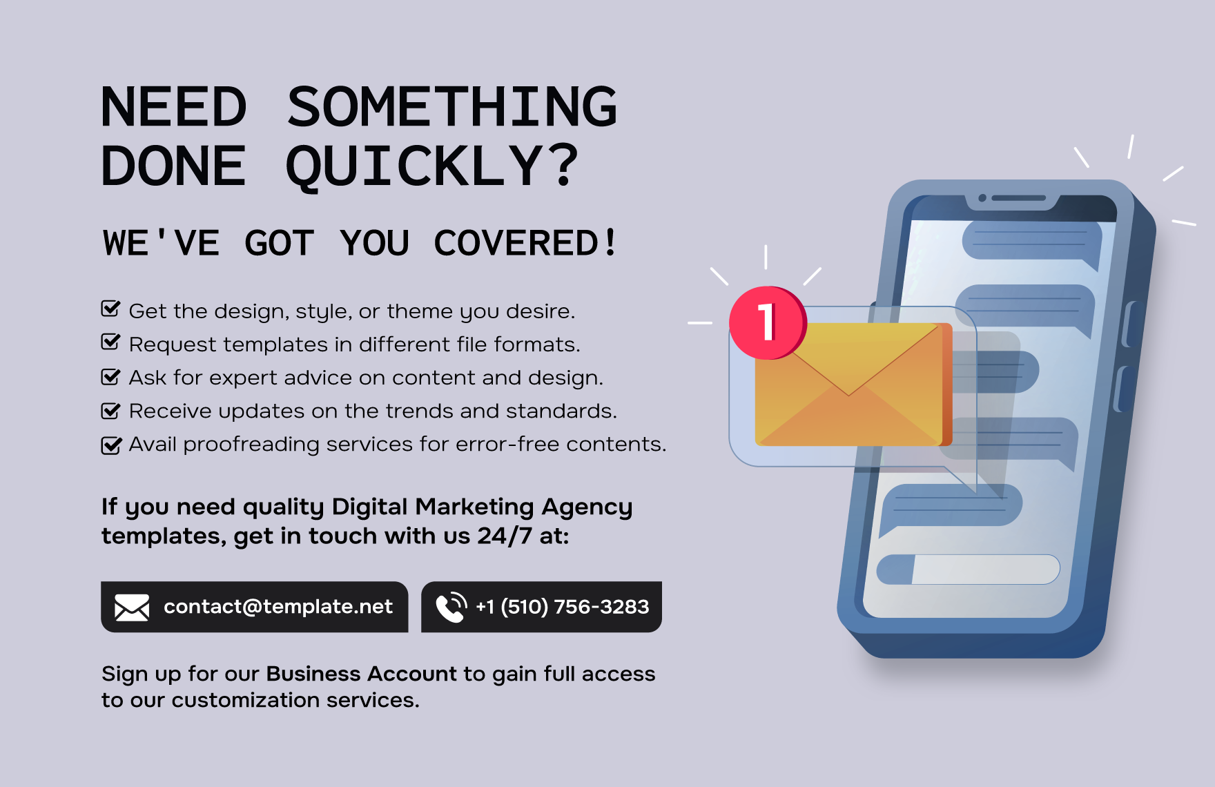 Digital Marketing Agency Website Header Design Template