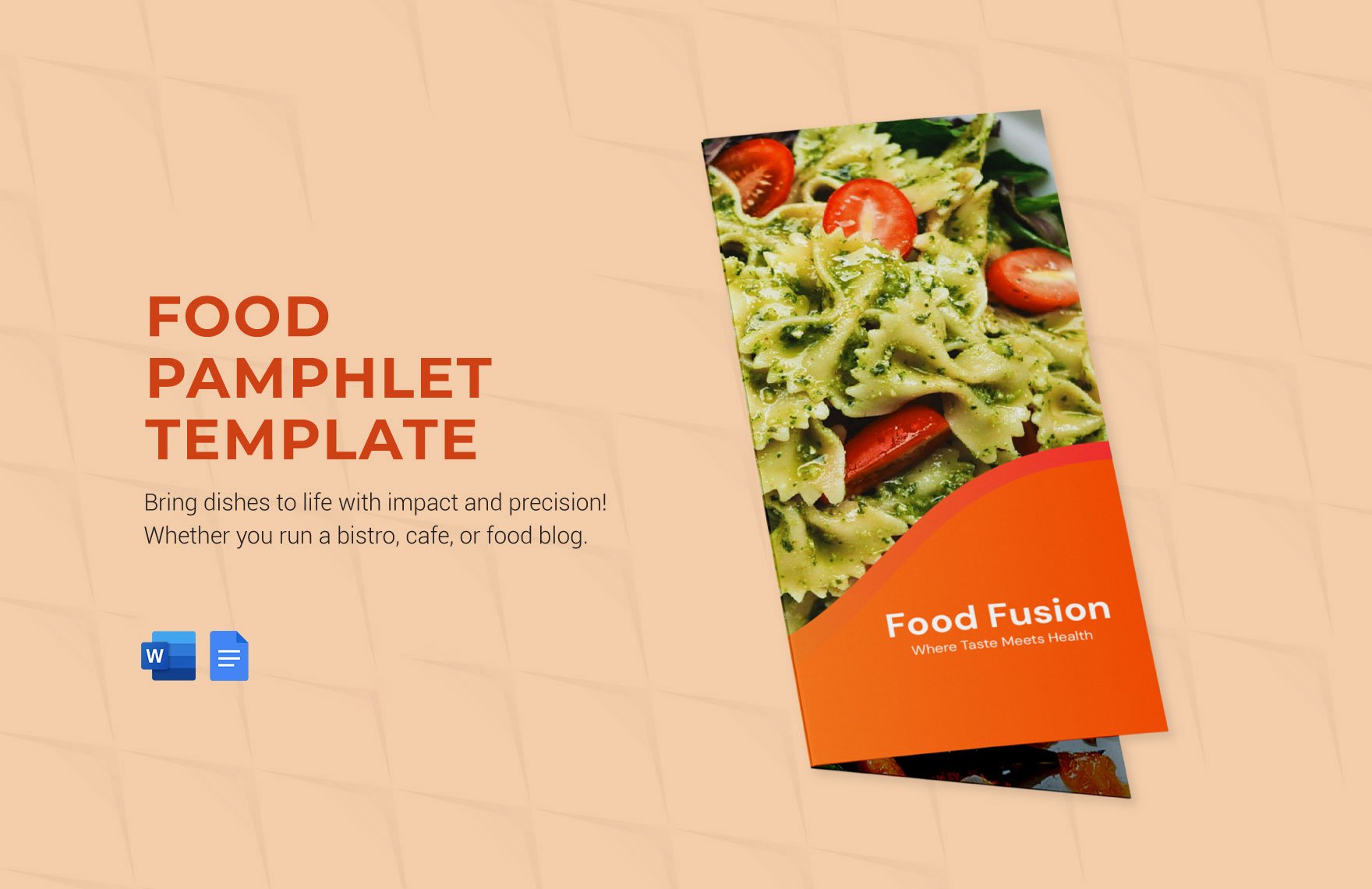 Food Pamphlet Template