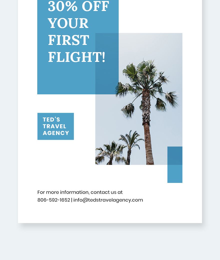 Travel Company Pinterest Pin Template