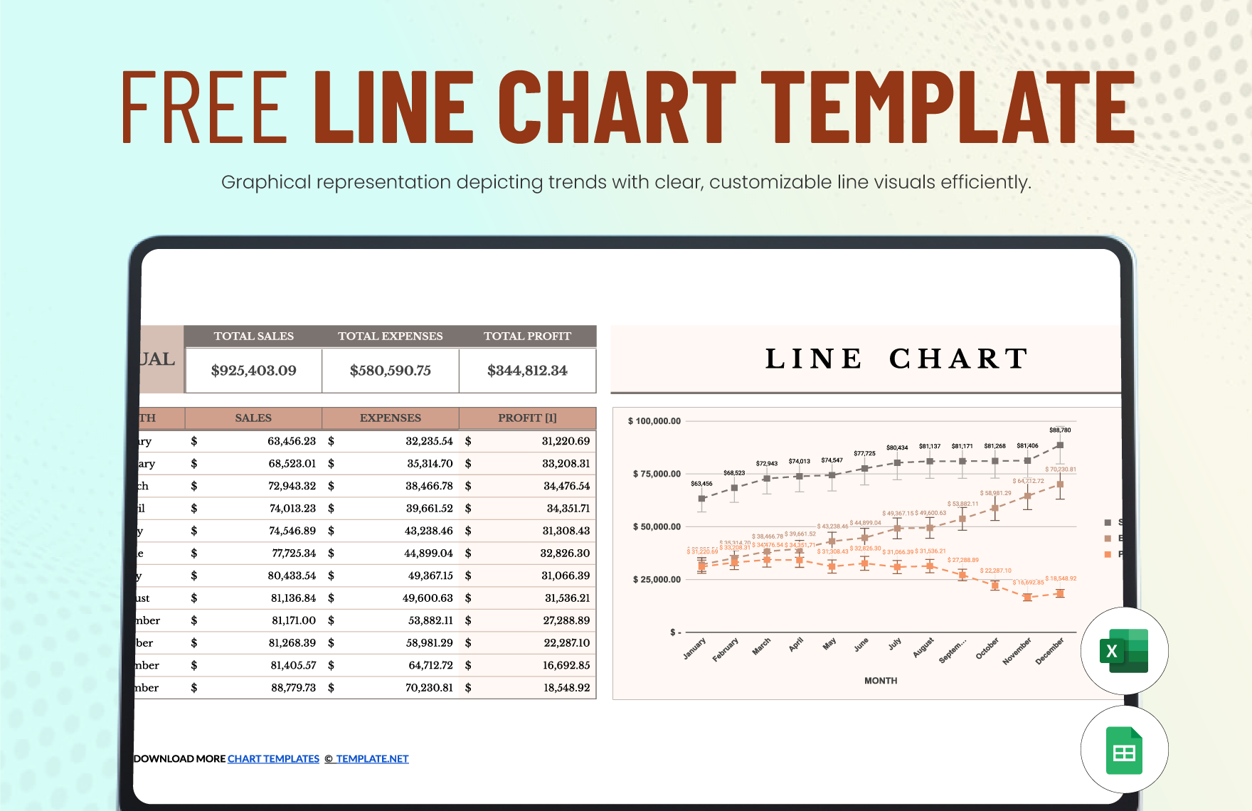 Line Chart Template