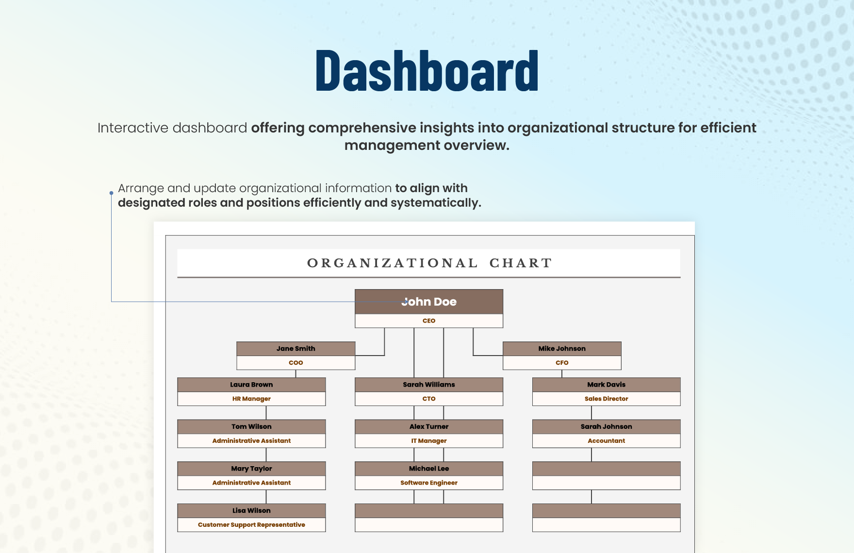 Organizational Chart Template - Download in Excel, Google Sheets