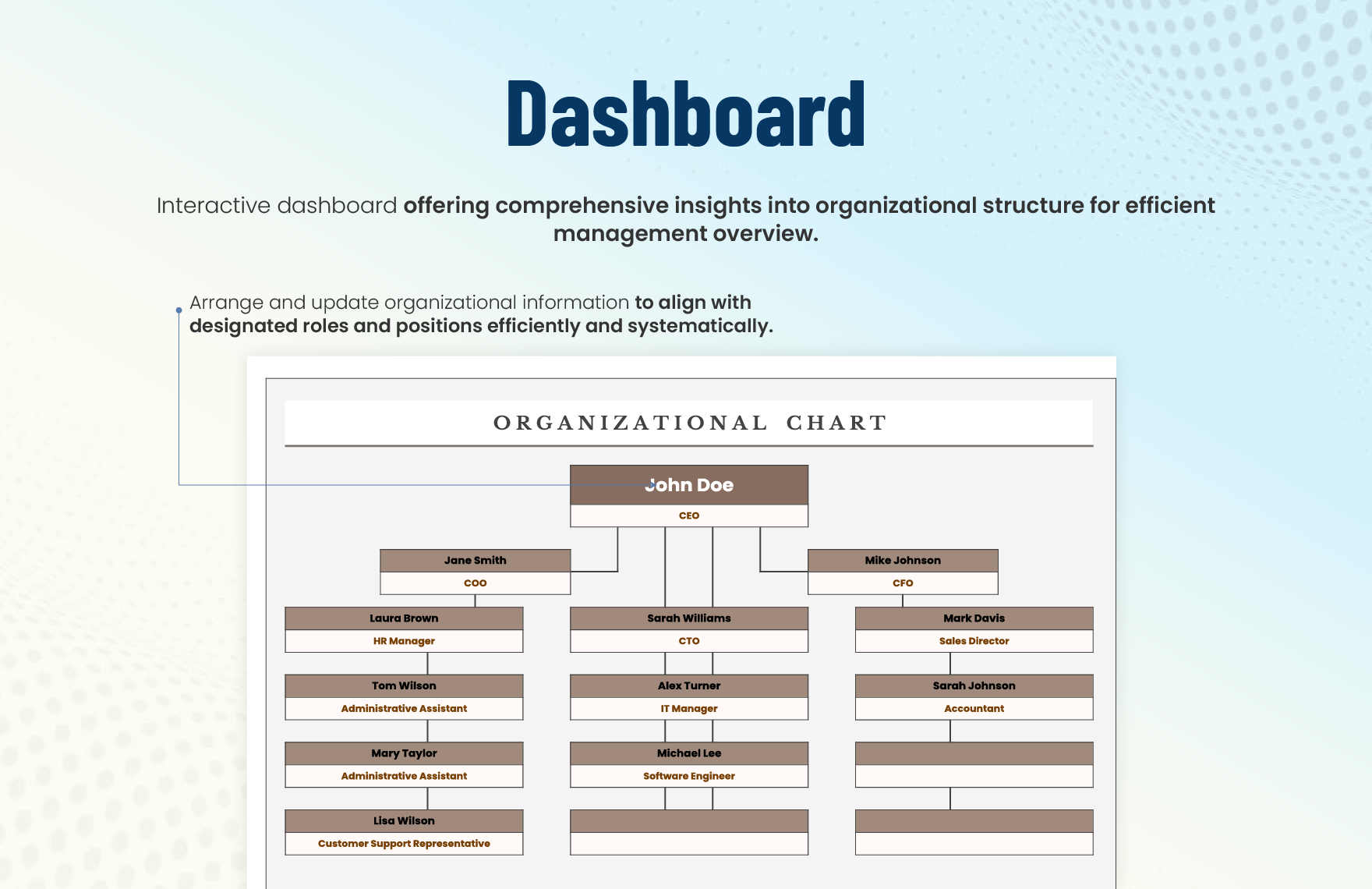 Organizational Chart Template