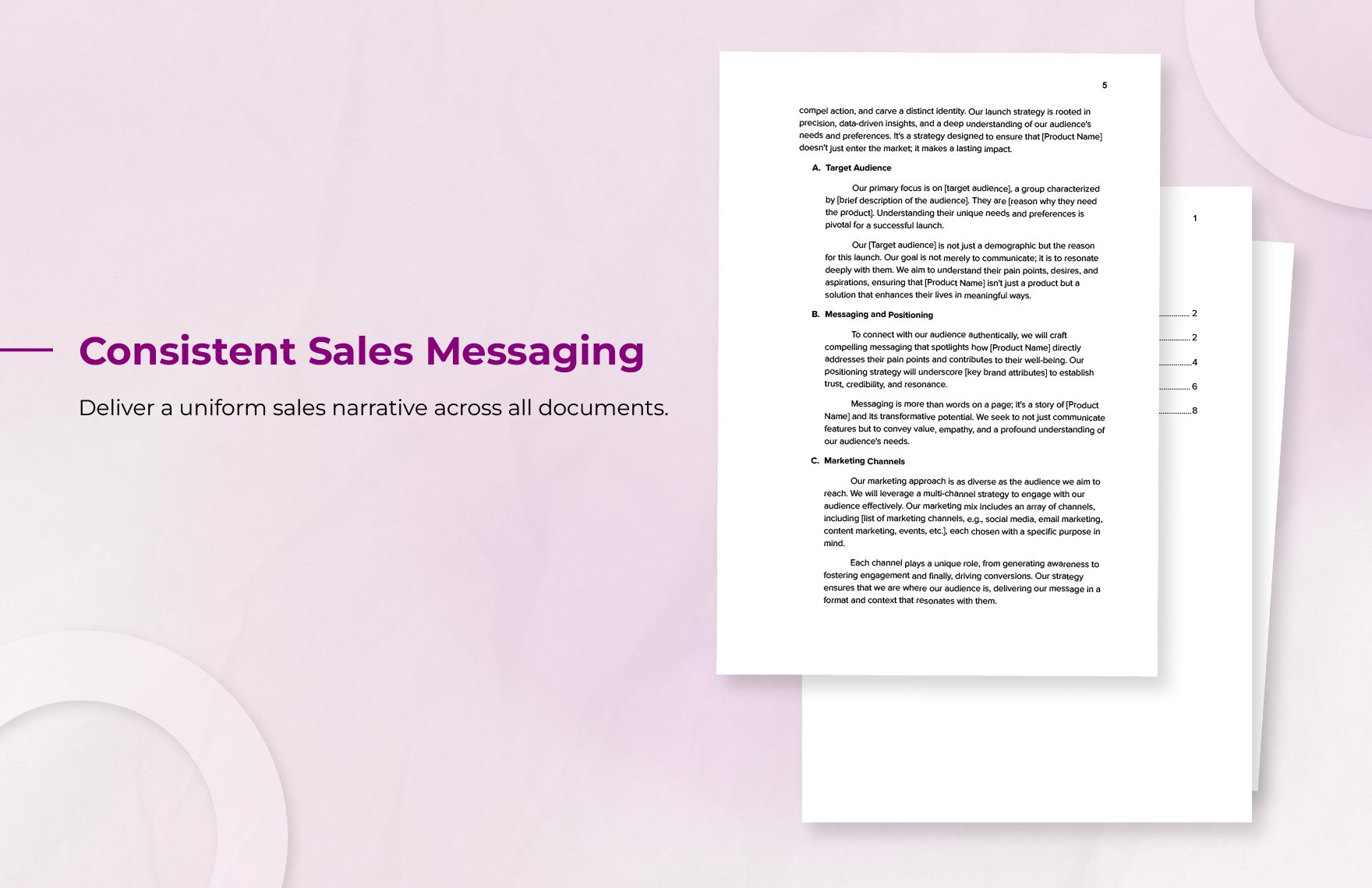 Sales Product Launch Proposal Template