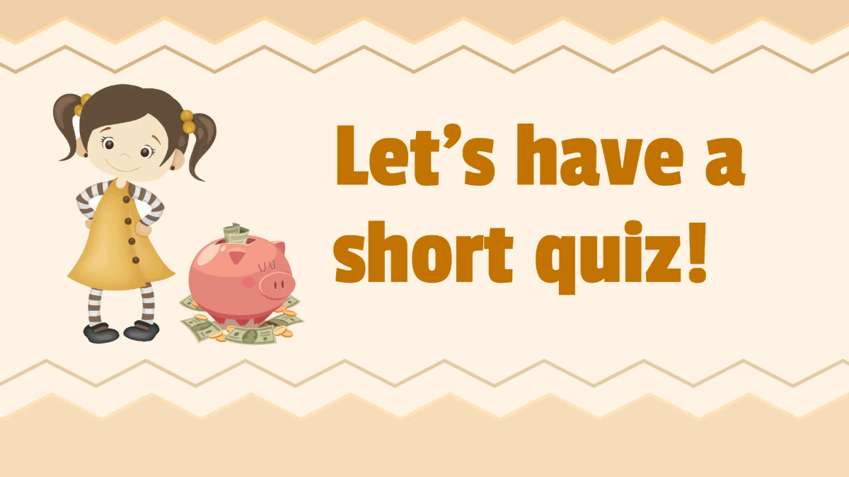 Free Simple Money-Related Activities Template to Edit Online