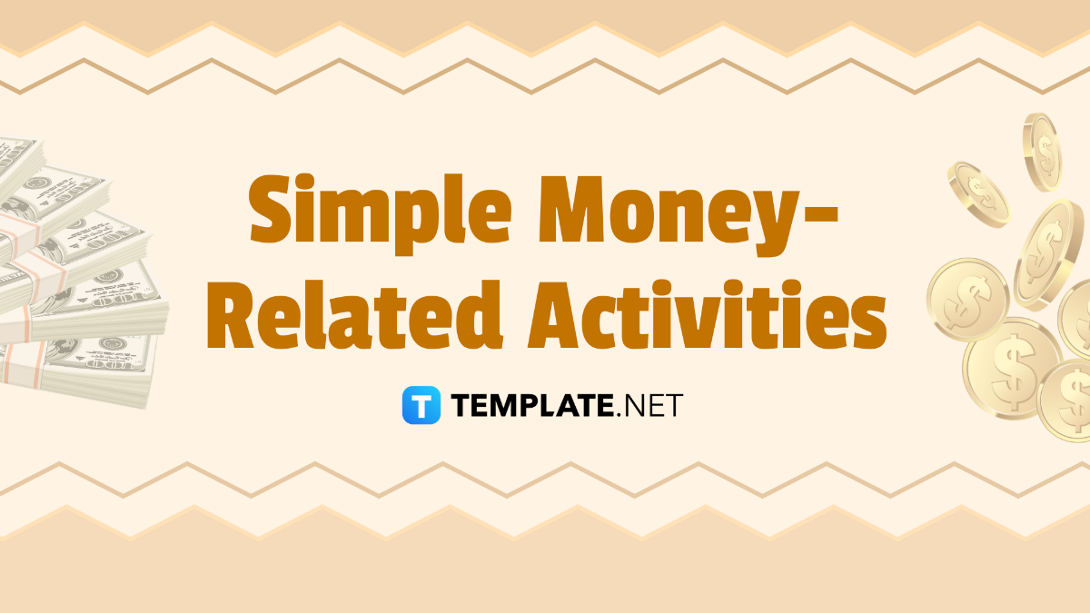 Free Simple Money-Related Activities Template