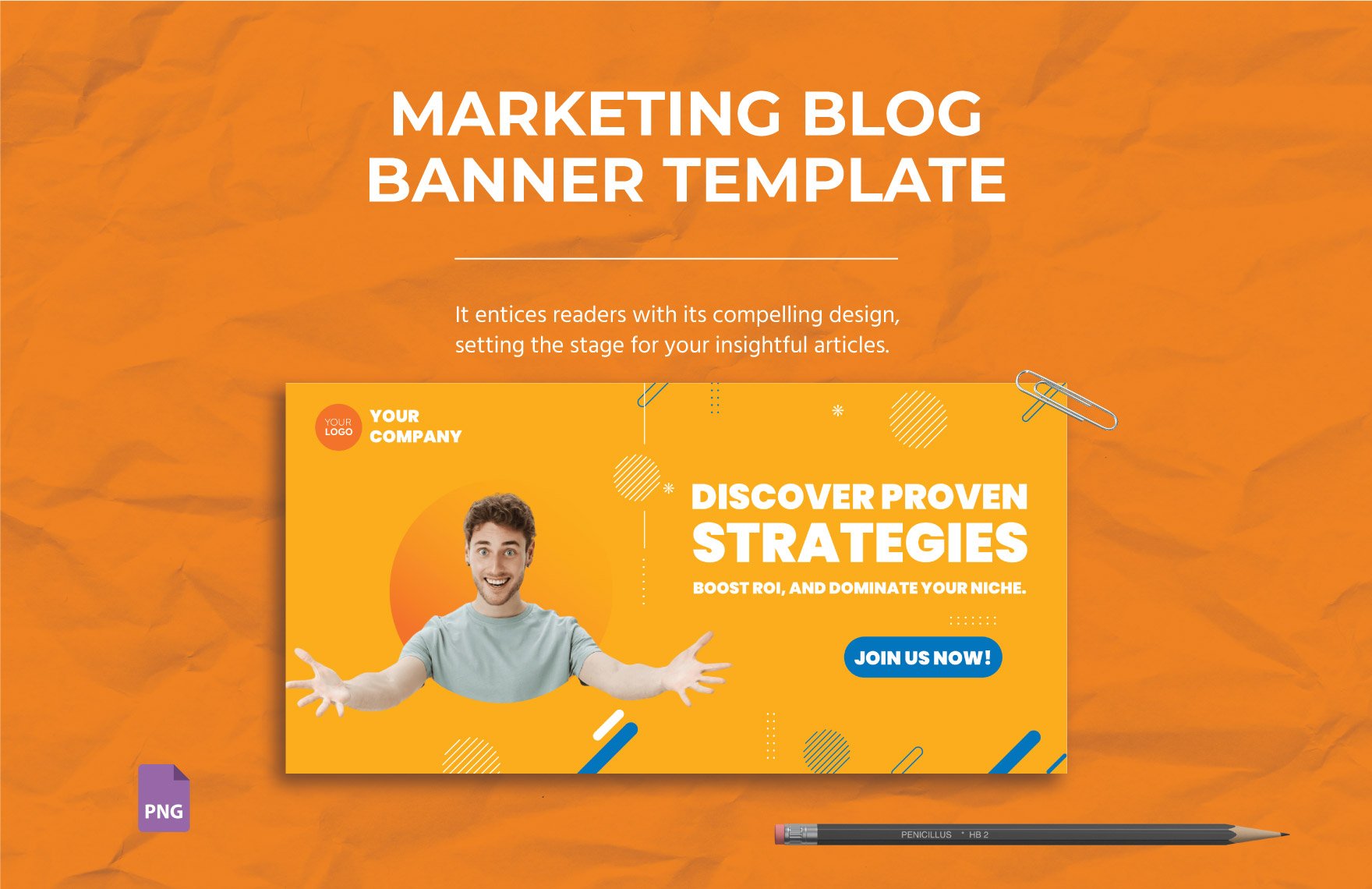 Marketing Blog Banner Template