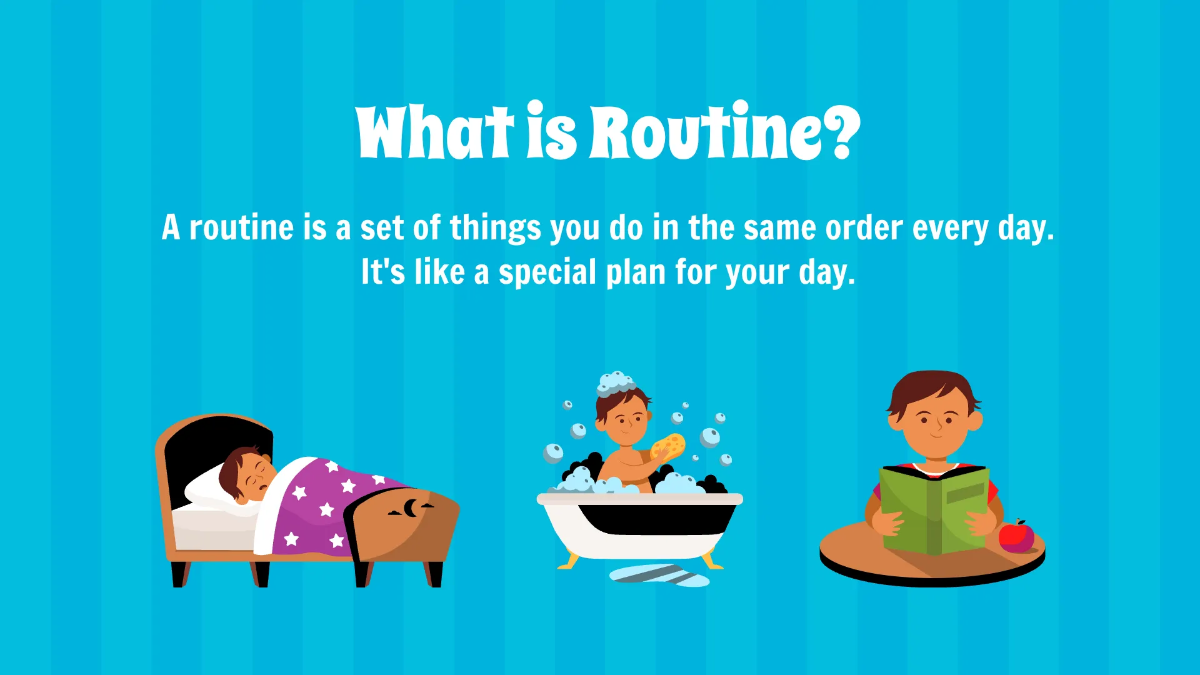 Free Understanding Daily Routines and Schedules Template to Edit Online