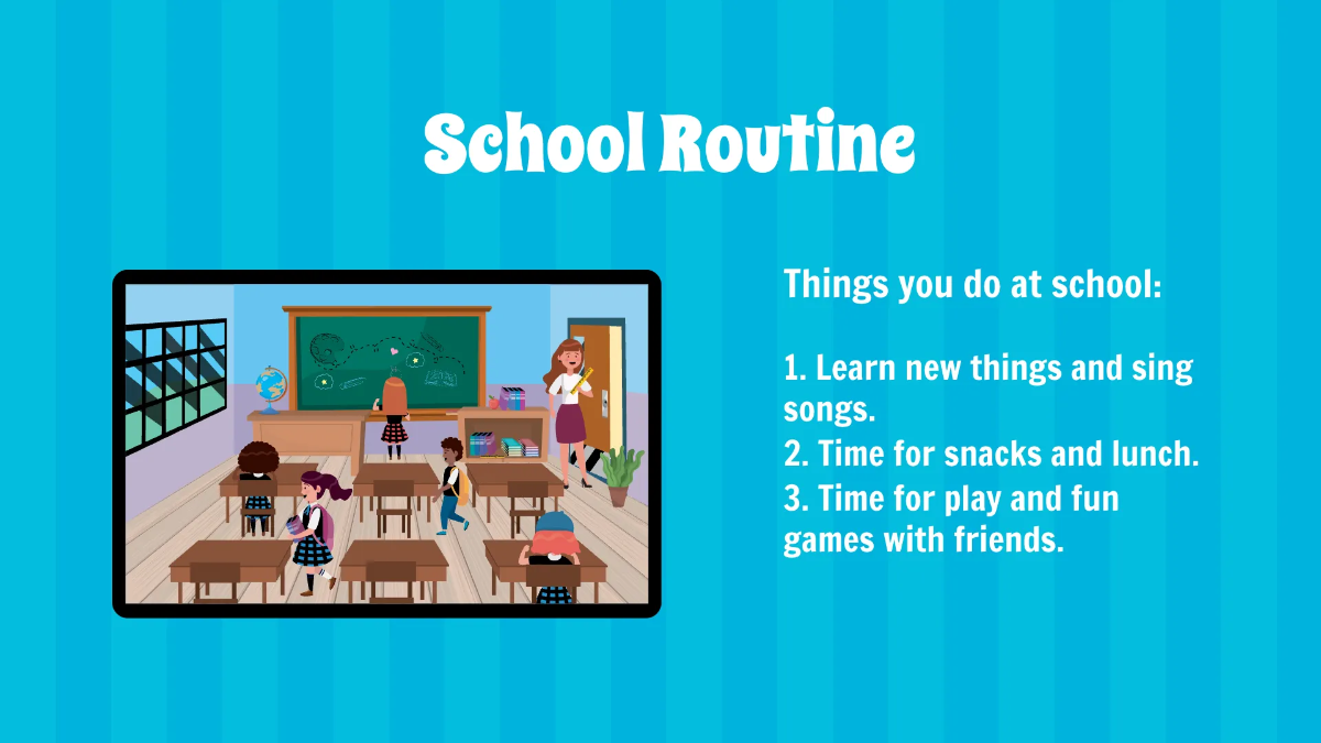 Free Understanding Daily Routines and Schedules Template to Edit Online