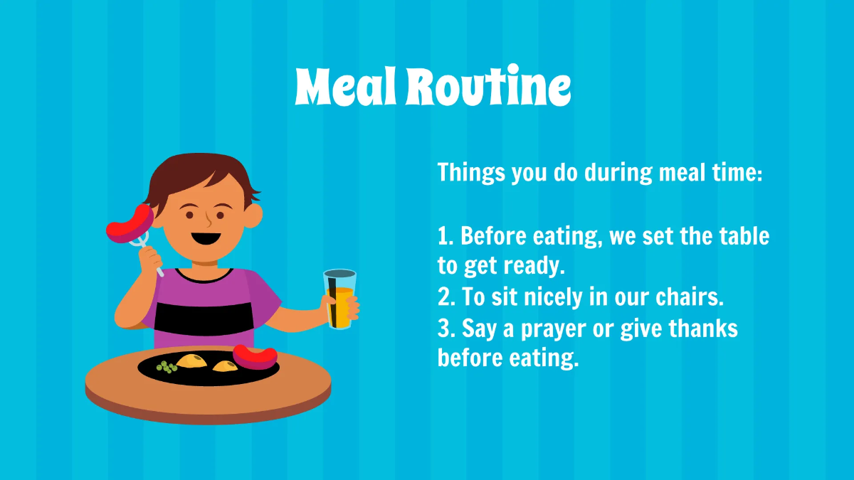 Free Understanding Daily Routines and Schedules Template to Edit Online