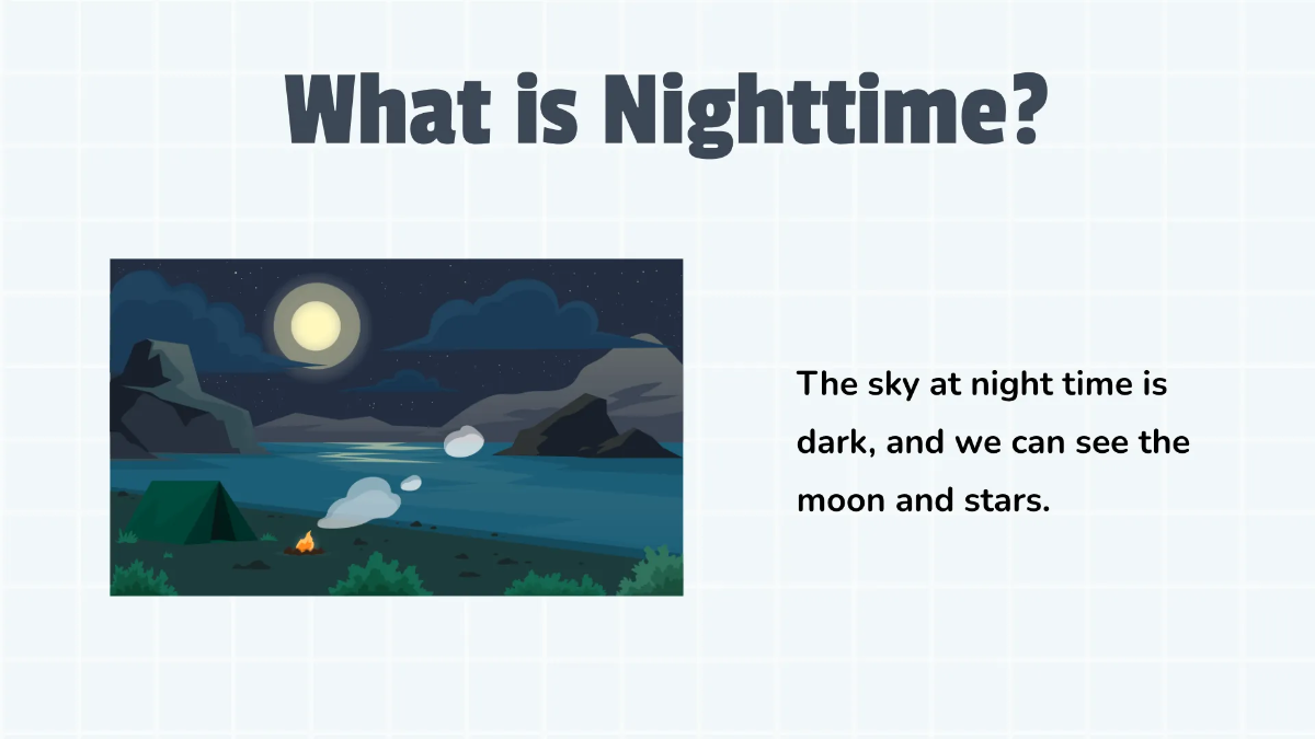 Free Recognizing Morning, Afternoon, and Nighttime Template to Edit Online