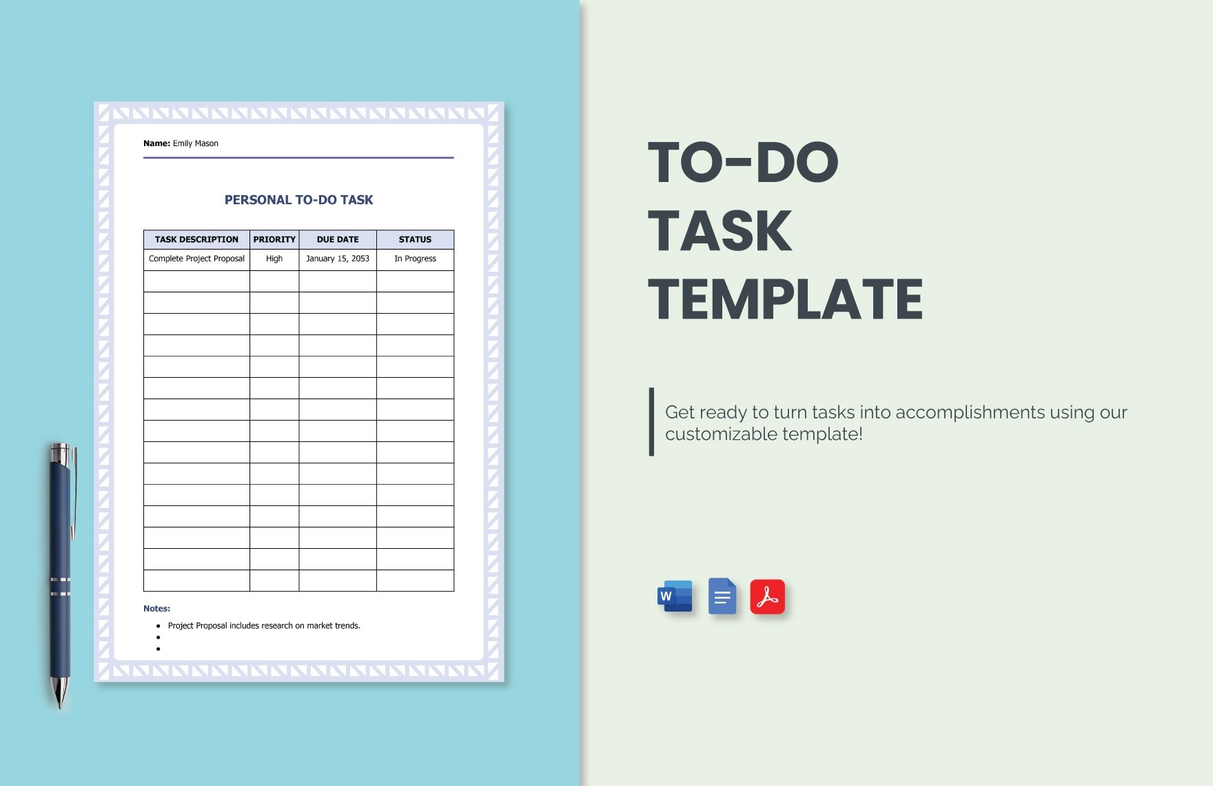 To-Do Task Template
