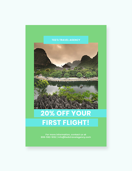 Free Vacation Travel Tumblr Post Template to Edit Online