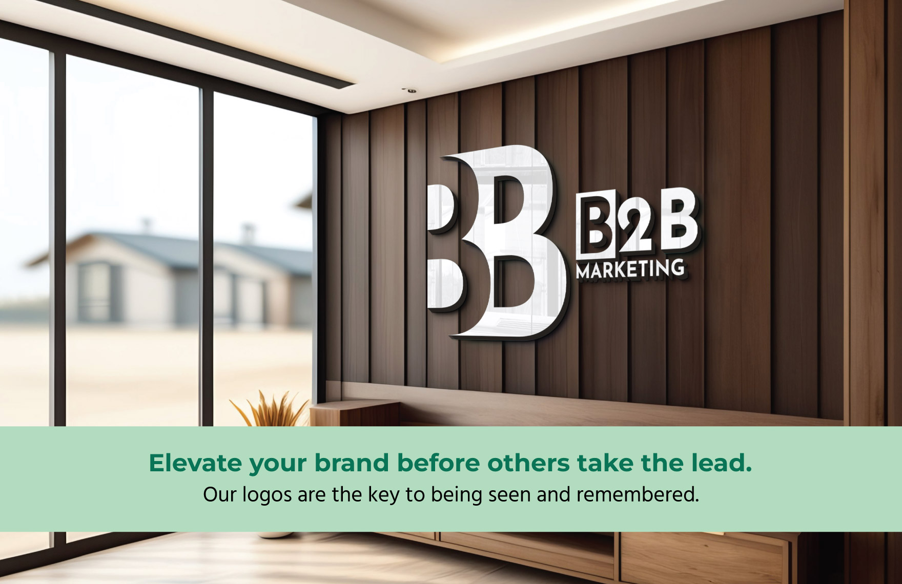 B2B Marketing Logo Template