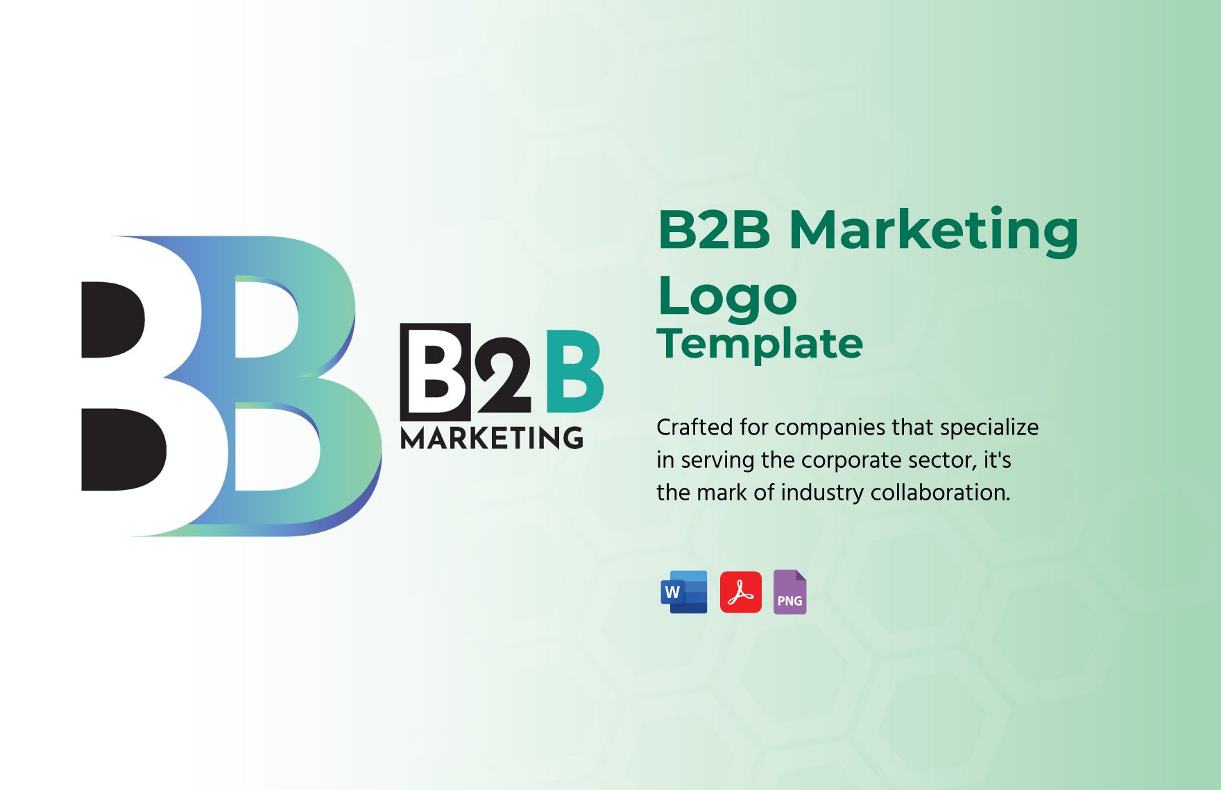B2B Marketing Logo Template