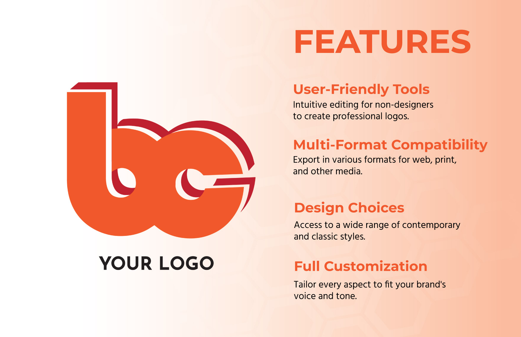 B2C Marketing Logo Template