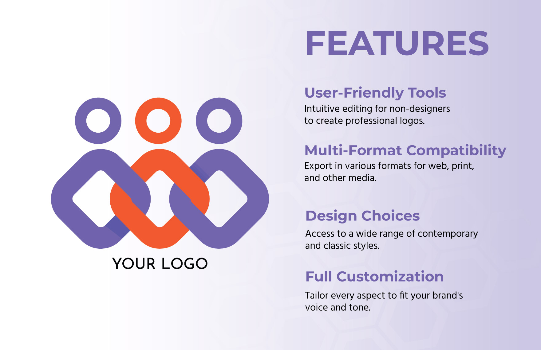 Customer Engagement Marketing Logo Template