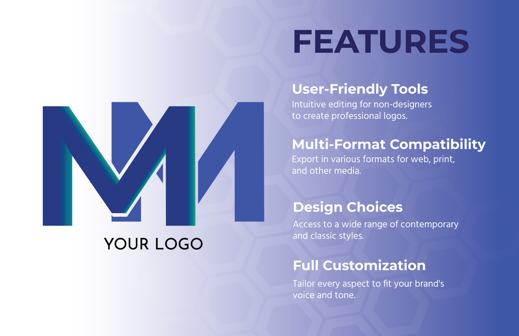 Marketing Metrics Logo Template