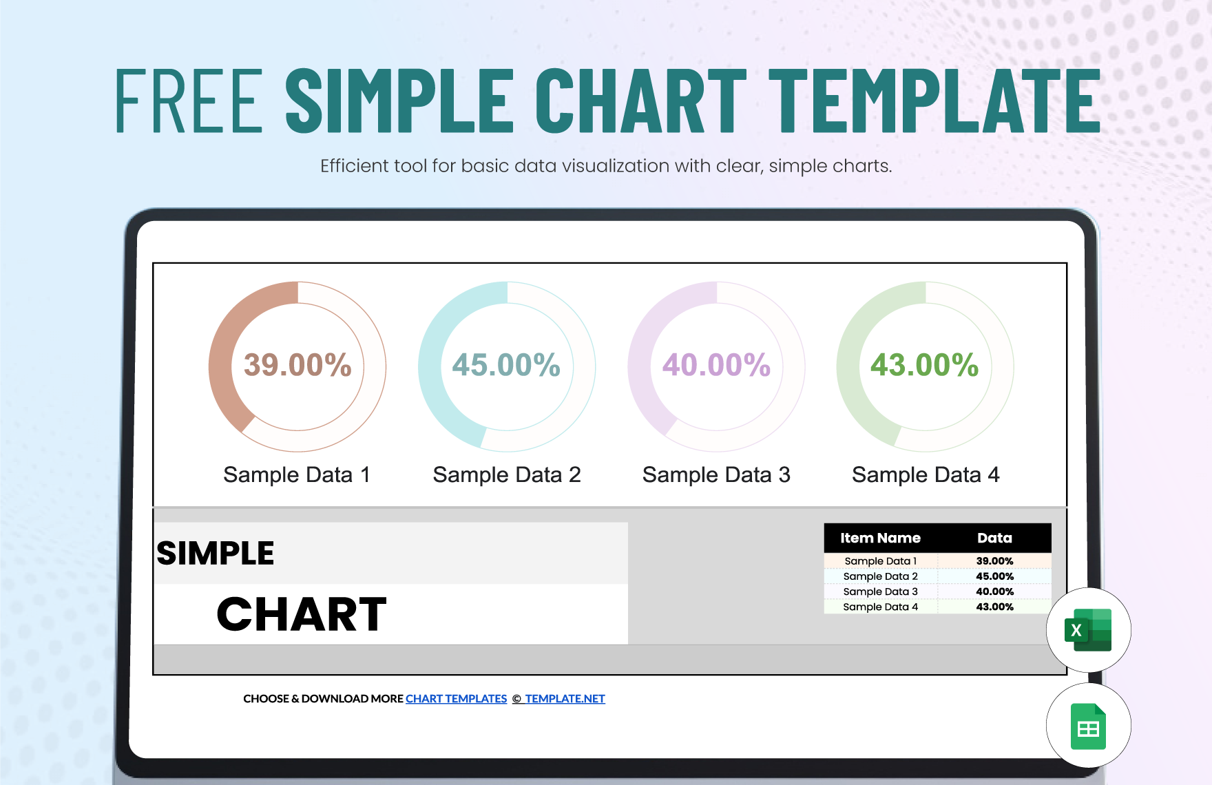 Chart in Excel - FREE Template Download | Template.net