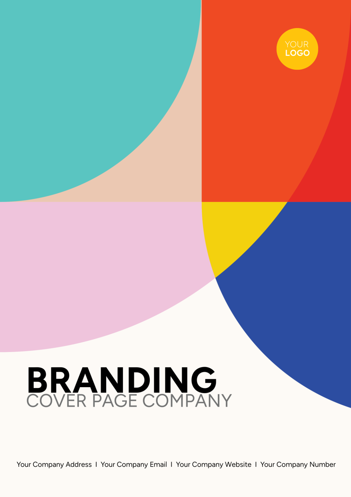 Branding Cover Page Company Template - Edit Online & Download