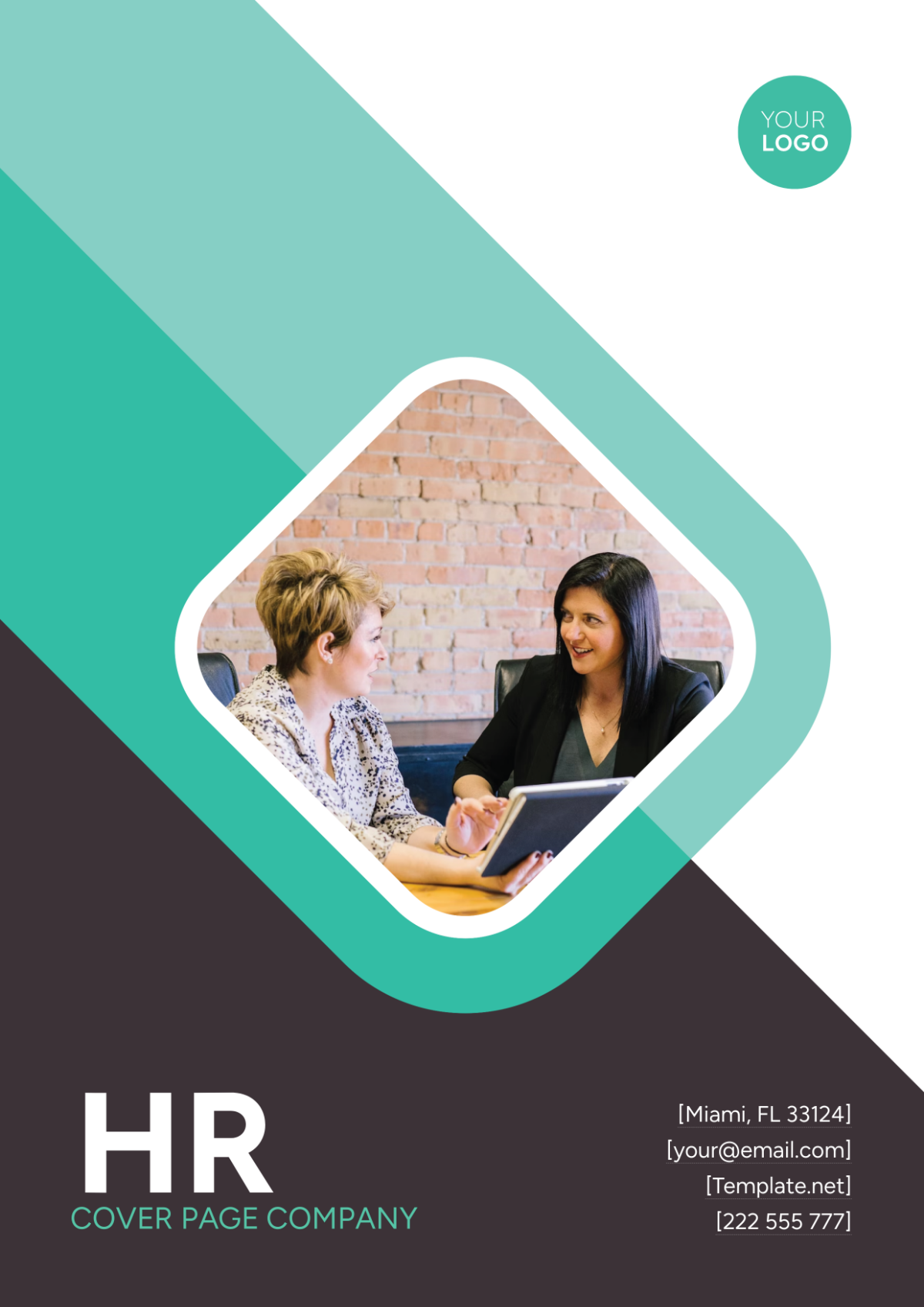 HR Cover Page Company Template