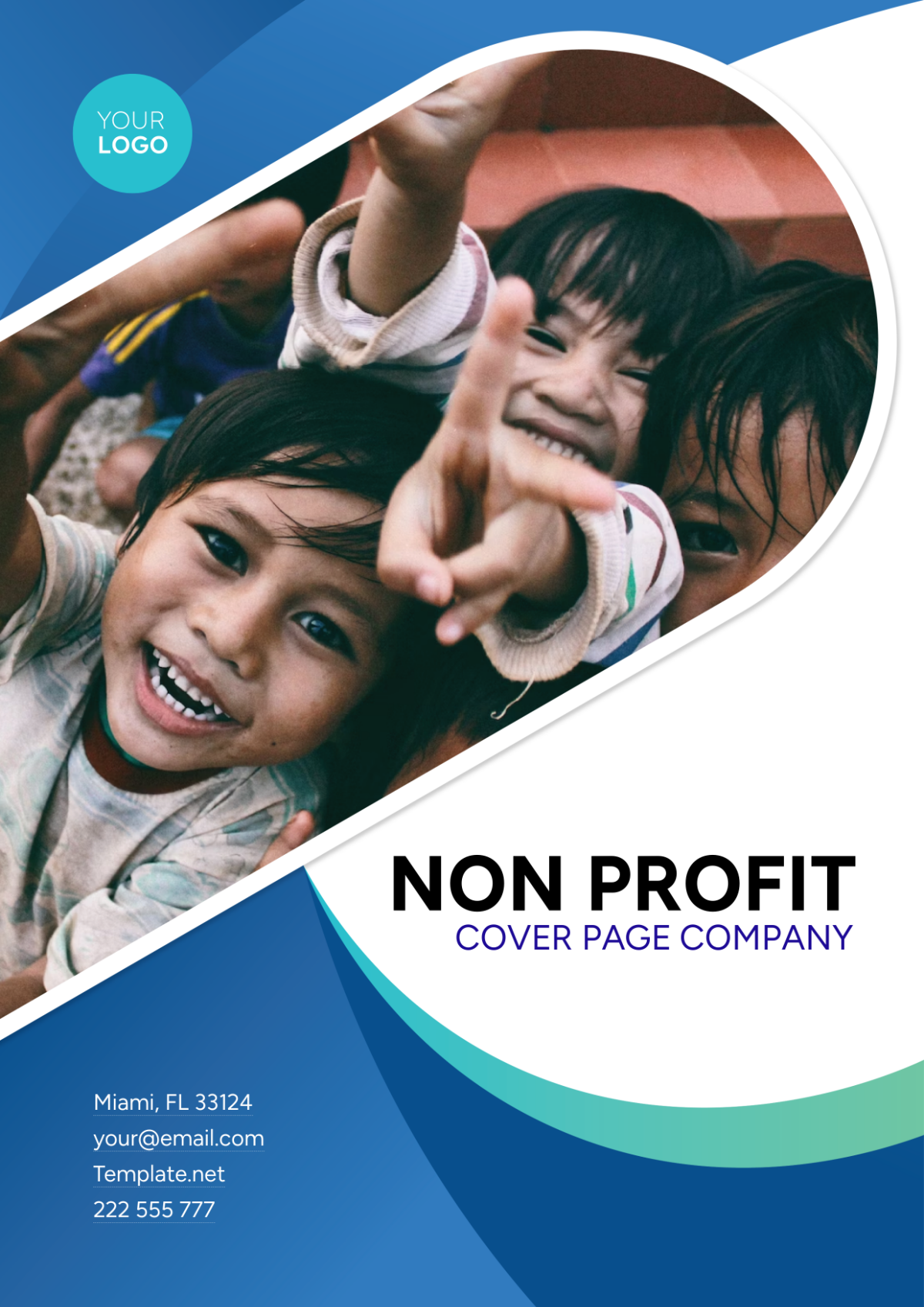 Nonprofit Cover Page Company Template