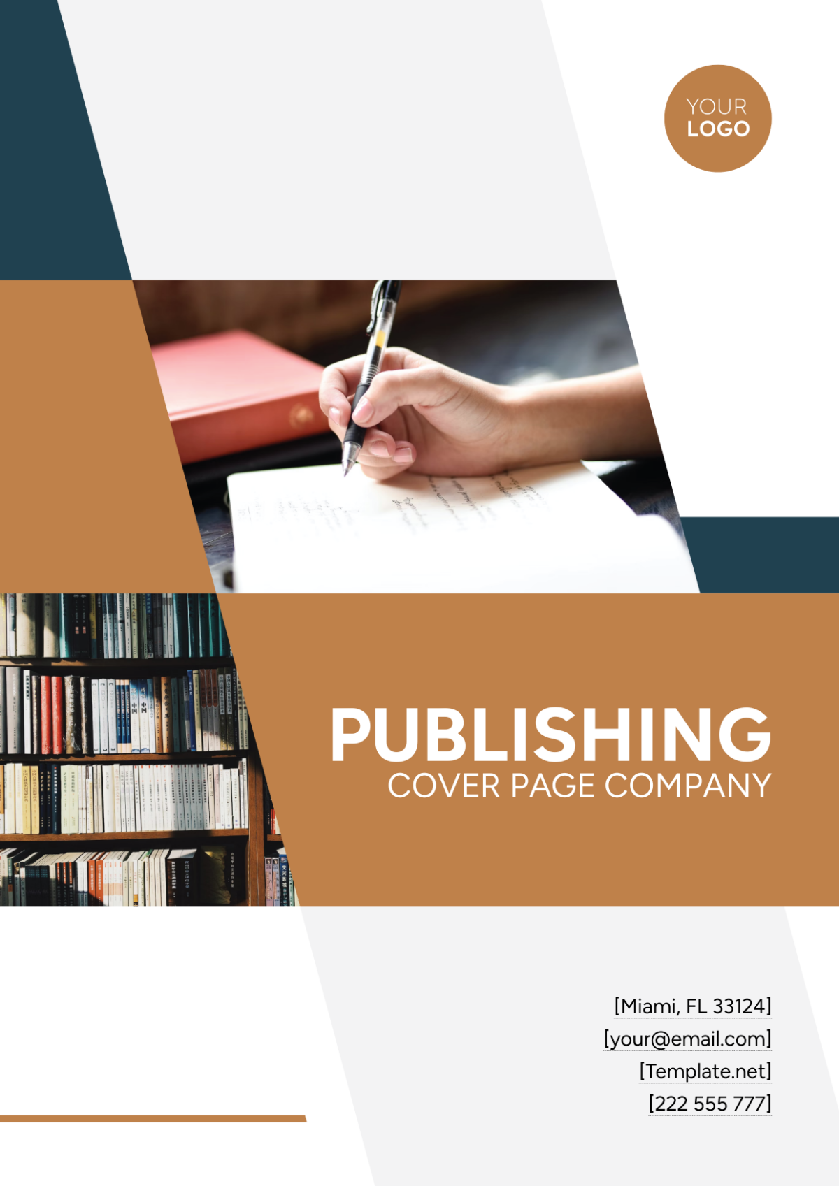 Publishing Cover Page Company Template