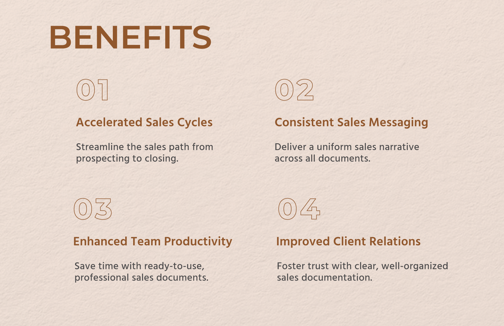 Sales Client Engagement Program Outline Template